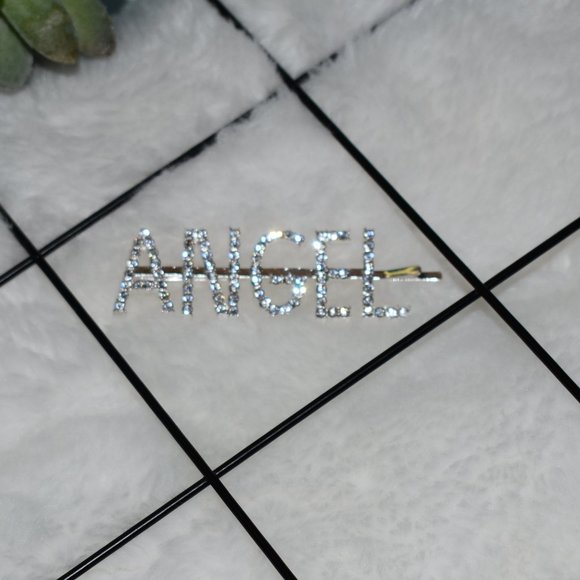 ANGEL Rhinestone Statement Hair Pin - Picture 1 of 1